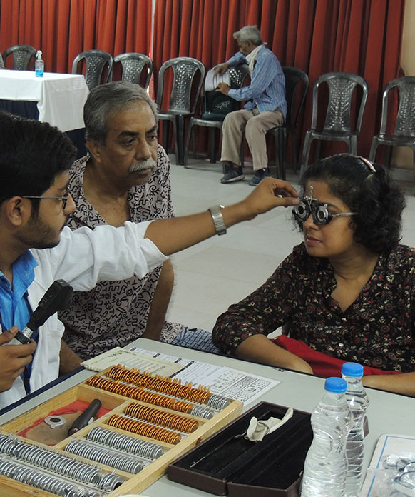 Health camp- Eye check up